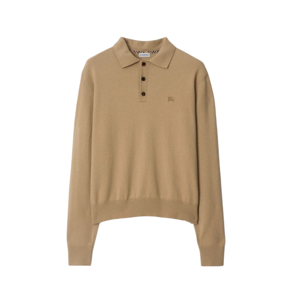 버버리 롱 슬리브 캐시미어 블렌드 폴로셔츠(4color) ⚡국내배송📦