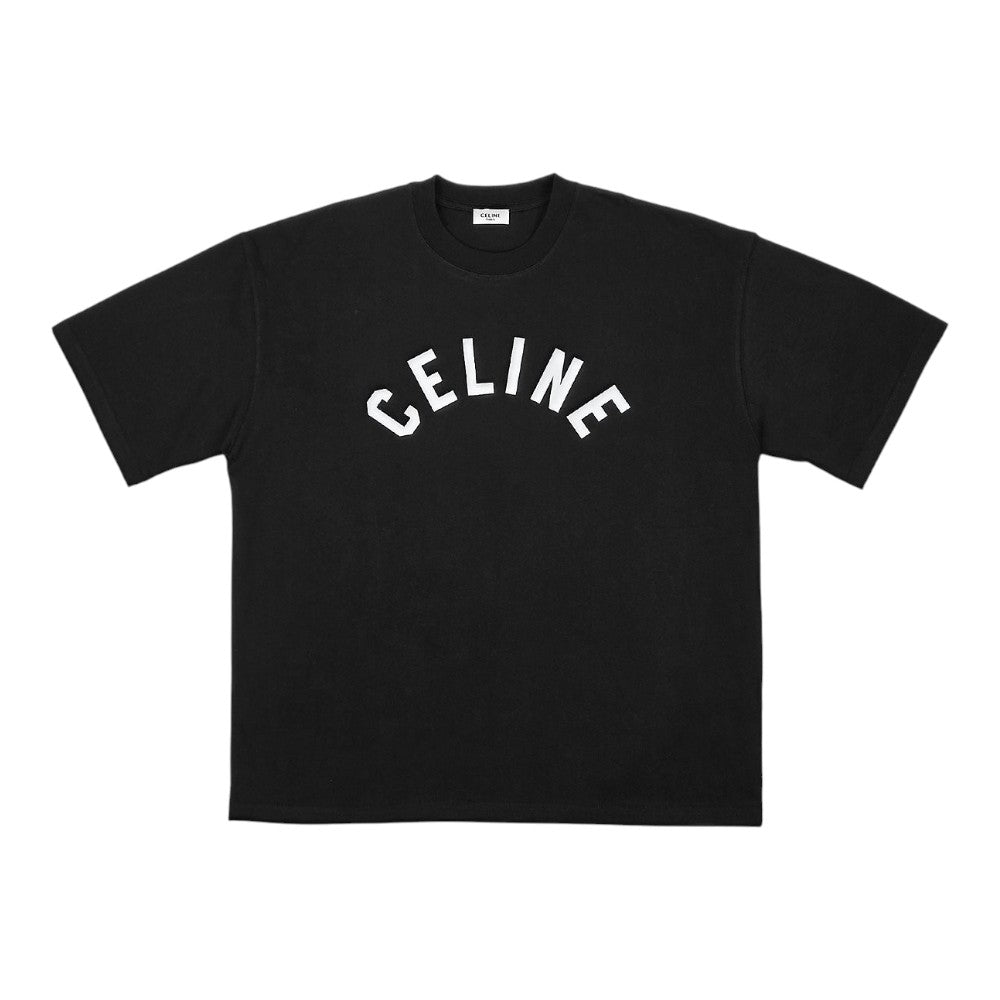 셀린느 릴렉스드 티셔츠 코튼 저지 옵틱 화이트 블랙(2color) ⚡국내배송📦