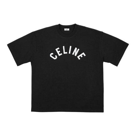 셀린느 릴렉스드 티셔츠 코튼 저지 옵틱 화이트 블랙(2color) ⚡국내배송📦