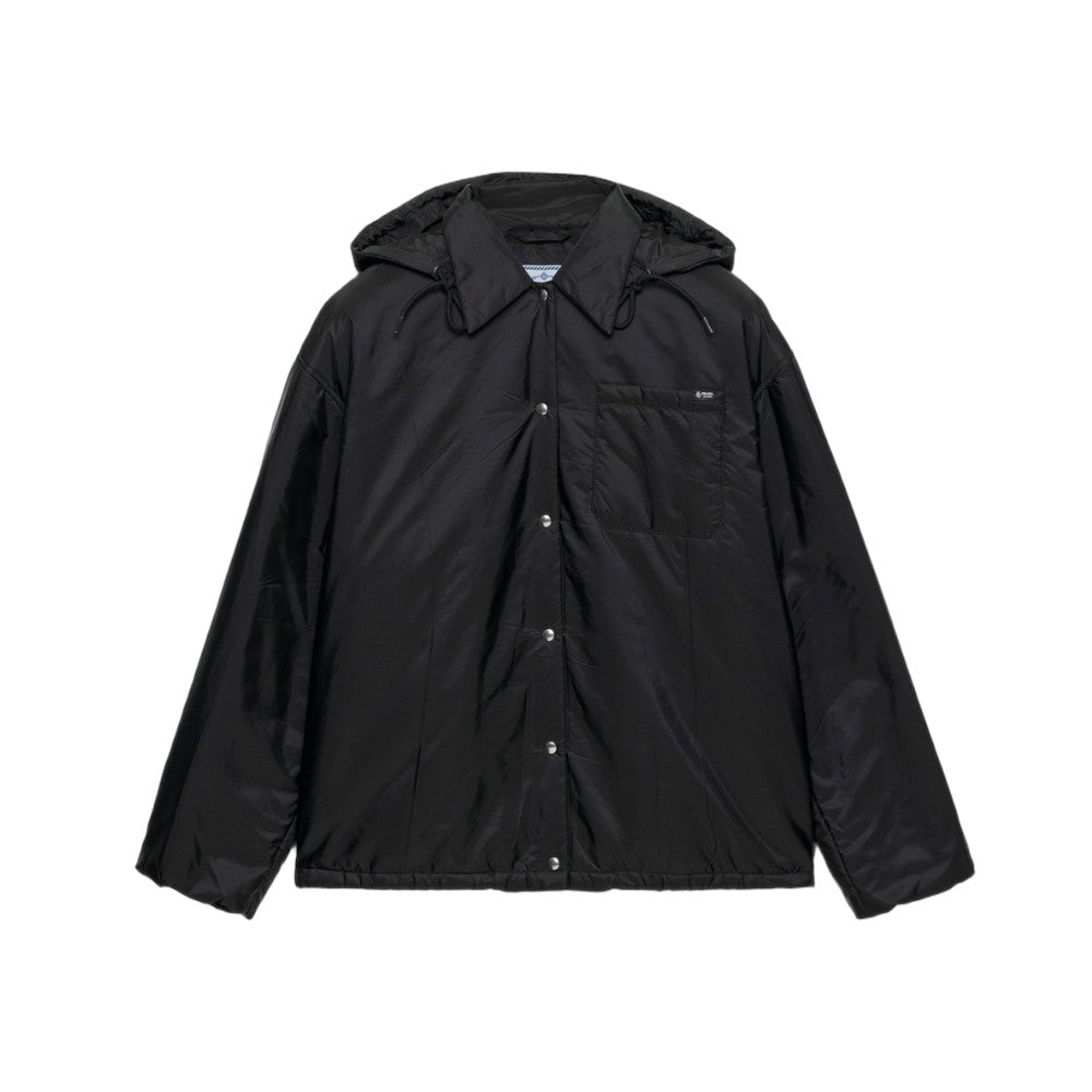 프라다 라이트웨이트 리나일론 블루종 자켓 블랙