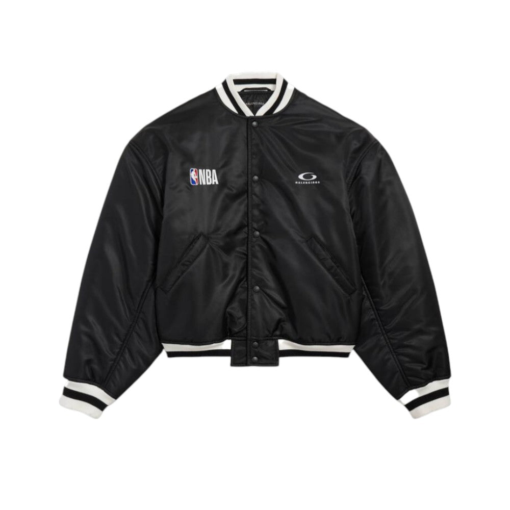 발렌시아가 x NBA 콜라보레이션 코치 자켓 블랙