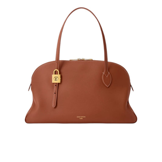루이비통 로우 키 더플 토트 꼬냑
