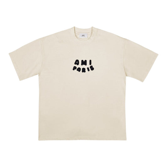 아미 파리 로고 패치 숏슬리브 티셔츠(2color) ⚡국내배송📦