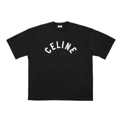 셀린느 릴렉스드 티셔츠 코튼 저지 옵틱 화이트 블랙(2color) ⚡국내배송📦