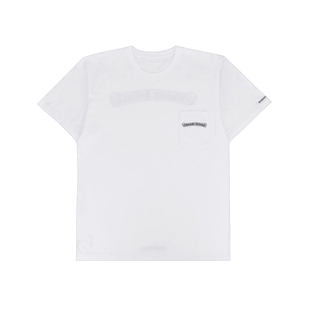 크롬하츠 스크롤 로고 티셔츠 화이트 ⚡국내배송📦
