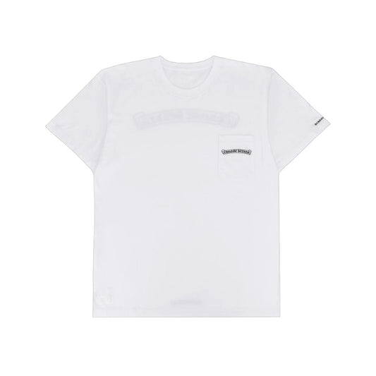 크롬하츠 스크롤 로고 티셔츠 화이트 ⚡국내배송📦