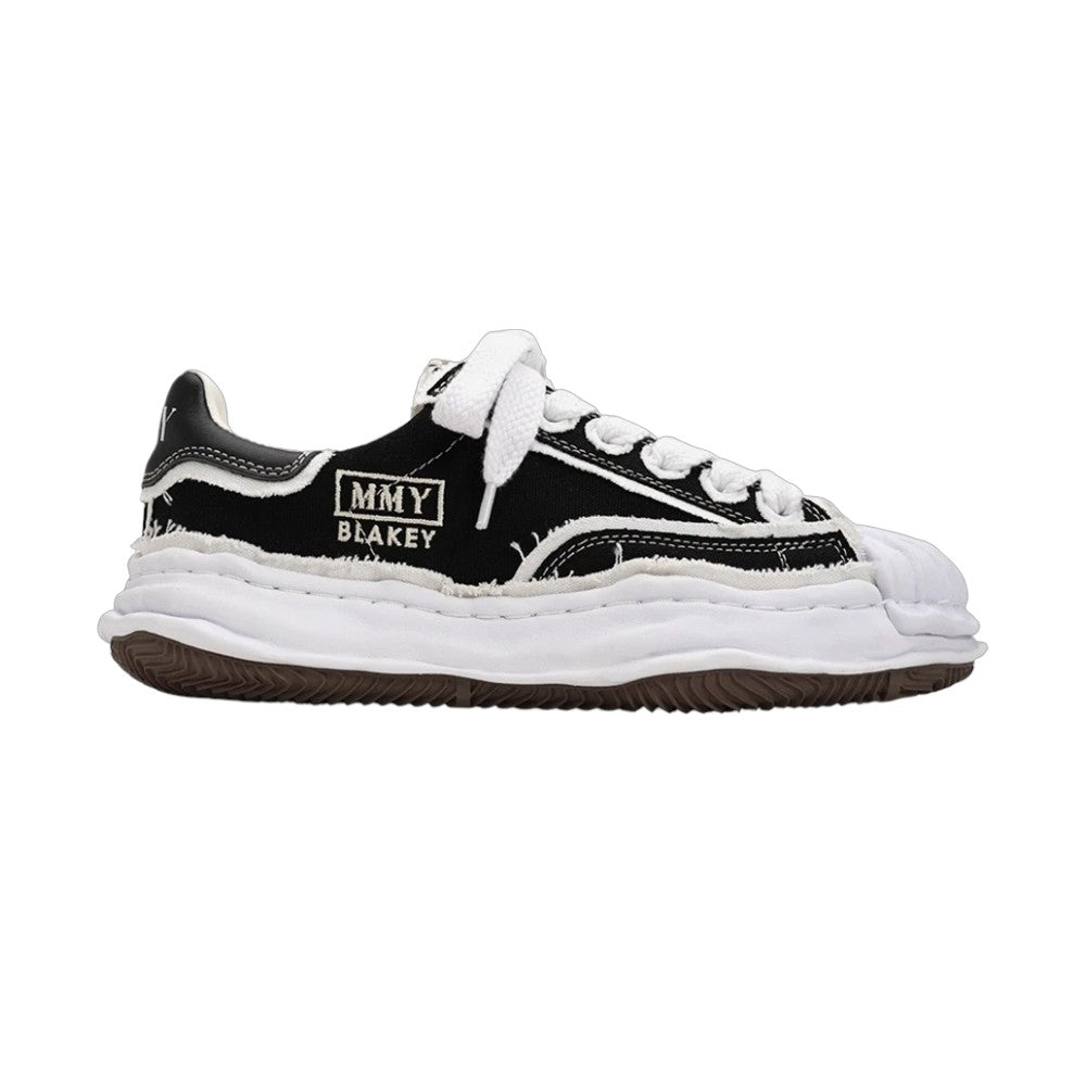 메종 미하라 야스히로 블레이키 OG 솔 OH 캔버스 로우탑 스니커즈 블랙