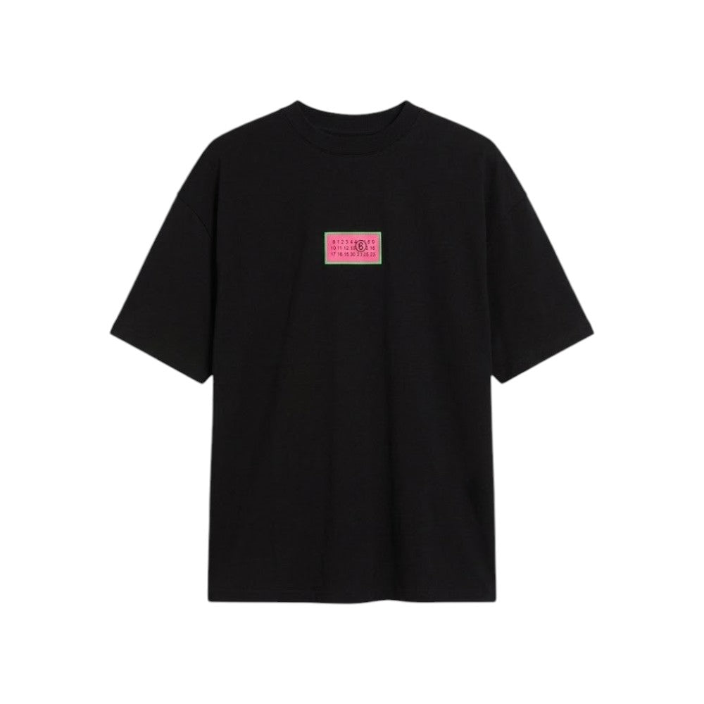 MM6 메종 마르지엘라 로고 페치 티셔츠(2color) ⚡국내배송📦